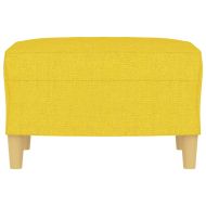 Табуретка, светложълта, 60x50x41 см, текстил