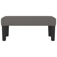 Пейка, сива, 70x30x30 см, изкуствена кожа