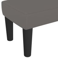 Пейка, сива, 70x30x30 см, изкуствена кожа