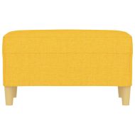 Пейка, светложълта, 70x35x41 см, плат