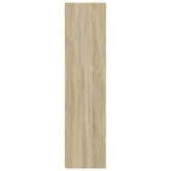 Ъглов шкаф, дъб сонома, 33x33x132 см, инженерно дърво