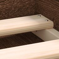 Рамка за легло, кафяв дъб, 140x200 см