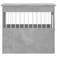 Клетка за куче мебел, бетонносив, 64,5x80x71см, инженерно дърво