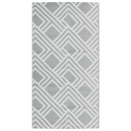 Килим за открито, ARAKIL сив, 80x150 см, PP