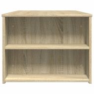 Кафе маса, дъб сонома, 102x55x42 см, инженерно дърво