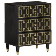 Нощно шкафче 50x33x60 см мангово дърво масив