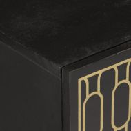 Нощно шкафче 50x33x60 см мангово дърво масив