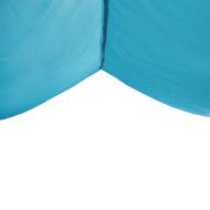 Брезент за къмпинг, син, 500x294 см, водоустойчив