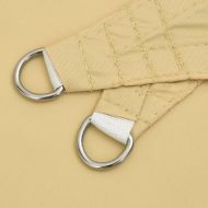 Слънцезащитно платно пясъчно 5x5x6 м 100% полиестер Оксфорд