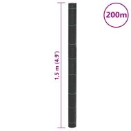 Мембрана против плевели, черна, 1,5x200 м, PP