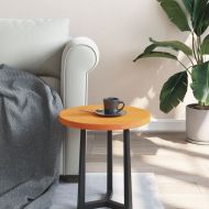 Плот за маса, кръгъл, восъчнокафяв, Ø40x2,5 см, бор масив