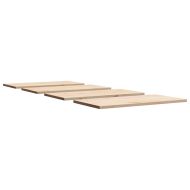 Плотове за маси, 4 бр, 100x50x2,5 см, правоъгълни, бор масив