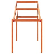 Покрив за детско легло восъчнокафяв 203x95,5x142 см бор масив