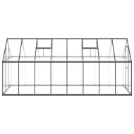 Оранжерия с основа рамка антрацит 445x169x195 см алуминий