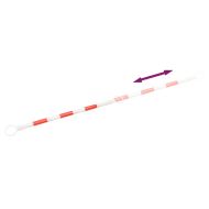 Разтегателни трафик колчета, 10 бр, ABS, 116-197 см