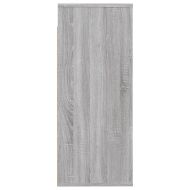 Стенен шкаф, сив сонома, 80x33x80 см, инженерно дърво