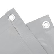 Параван за тераса, сив, 600x90 см, PVC