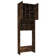 Шкаф за пералня, опушен дъб, 64x25,5x190 см