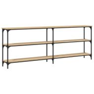 Конзолна маса, дъб сонома, 200x29x75 см, инженерно дърво