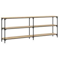 Конзолна маса, дъб сонома, 200x29x75 см, инженерно дърво