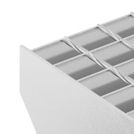 Решетъчно стъпало 80x24x7 см поцинкована стомана