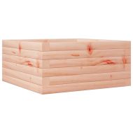 Градинска кашпа, 50x50x23 см, дугласко дърво масив