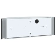 Външни стенни осветителни тела 2 бр черни неръждаема стомана