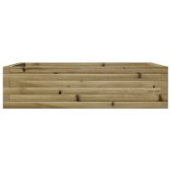 Градинска кашпа, 90x60x23 см, импрегнирано борово дърво