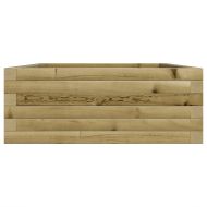 Градинска кашпа, 90x60x23 см, импрегнирано борово дърво