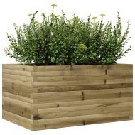 Градинска кашпа, 90x60x45,5 см, импрегнирано борово дърво