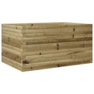 Градинска кашпа, 90x60x45,5 см, импрегнирано борово дърво