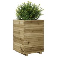 Градинска кашпа 50x50x72 см импрегниран бор
