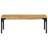 Маса за кафе, 100x55x35 см, мангово дърво масив