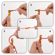 Опъващи въжета за палатка с ключове и рефлектори 8 бр 4 м 4 мм