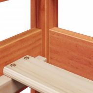 Комплект дневно легло с покрив восъчнокафяв 90x200 см бор масив