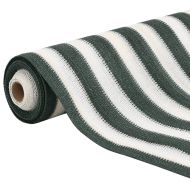 Засенчваща мрежа зелено и бяло 1,5x25 м HDPE 195 г/м²