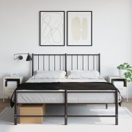 Нощни шкафчета 2 бр бял 36x39x50,5 см стомана