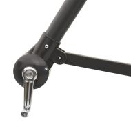 Градински чадър със стоманен прът, бял, 246x246x230 см