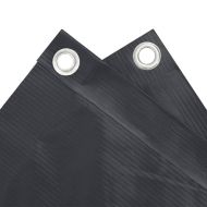 Параван за тераса, антрацит, 400x75 см, PVC