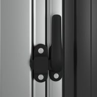 Градинска барака антрацит 118,5x97x209,5 см поцинкована стомана