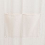 Параван за стая, 5 панела, кремав, 200x170x4 cм, текстил