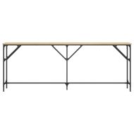 Конзолна маса, дъб сонома, 200x29x75 см, инженерно дърво