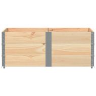 Палетни страници, 3 бр, 150x100 см, борова дървесина масив