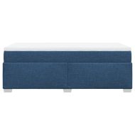 Боксспринг легло с матрак, синя, 90x190 см, плат