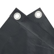 Параван за тераса, антрацит, 600x90 см, PVC