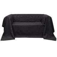 130896 Micro-suede Couch Slipcover Anthracite 210 x 280 cm