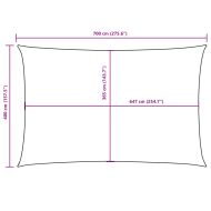 Платно-сенник, Оксфорд текстил, правоъгълно, 4x7 м, таупе