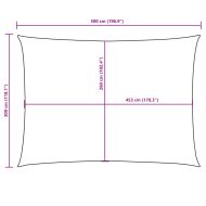 Платно-сенник, Оксфорд текстил, правоъгълно, 3x5 м, черно