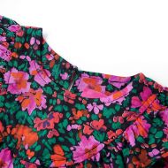 Детска рокля с дълъг ръкав, яркорозово, 104