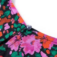 Детска рокля с дълъг ръкав, яркорозово, 116